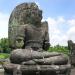 Buddha statues in Plaosan Lor temple complex in Klaten city