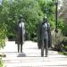 Varga Imre: Bartók és Kodály c. szobra in Dunaújváros city