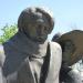 Borbás Tibor: Ady és Léda c. szobra in Dunaújváros city