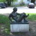 Cyranski Mária: Hajnal c. szobra in Dunaújváros city