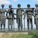 Somogyi József: Aratók c. szobra in Dunaújváros city