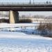 Свердловский мост через реку Миасс в городе Челябинск