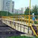 Пешеходный мост через реку Городню в городе Москва