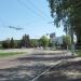 End trolleybus stop Yalynka in Zhytomyr city