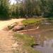 Коллектор реки Чурилихи под просёлочной дорогой в городе Москва
