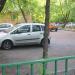 Стоянка автомобилей в городе Москва