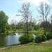 Pond with fountain