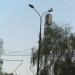 Мачта с оборудованием сотовой связи в городе Москва