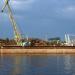 Речной порт в городе Энгельс