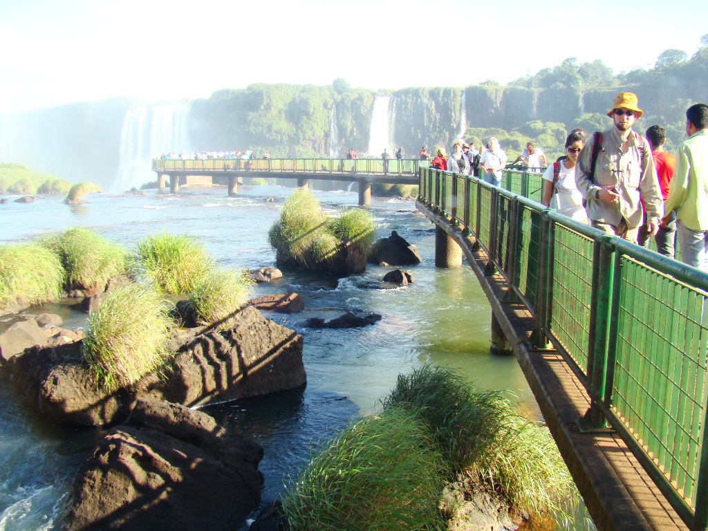 Passarela das Cataratas do Iguaçu Brasil Foz do Iguaçu