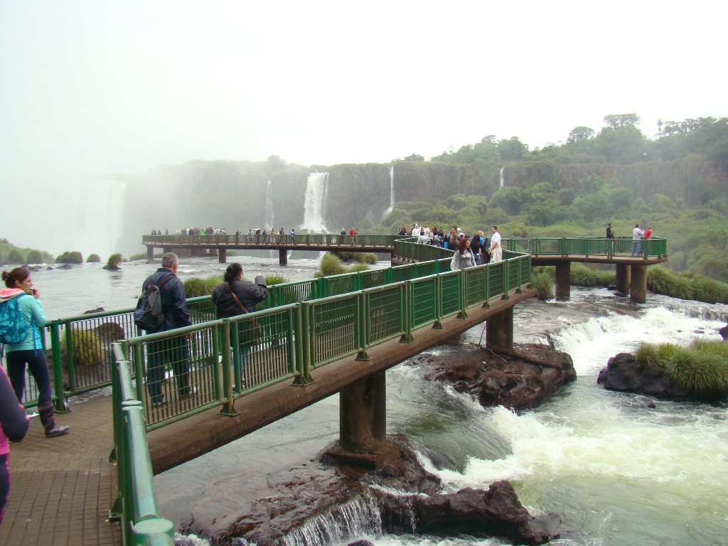 Passarela das Cataratas do Iguaçu Brasil Foz do Iguaçu