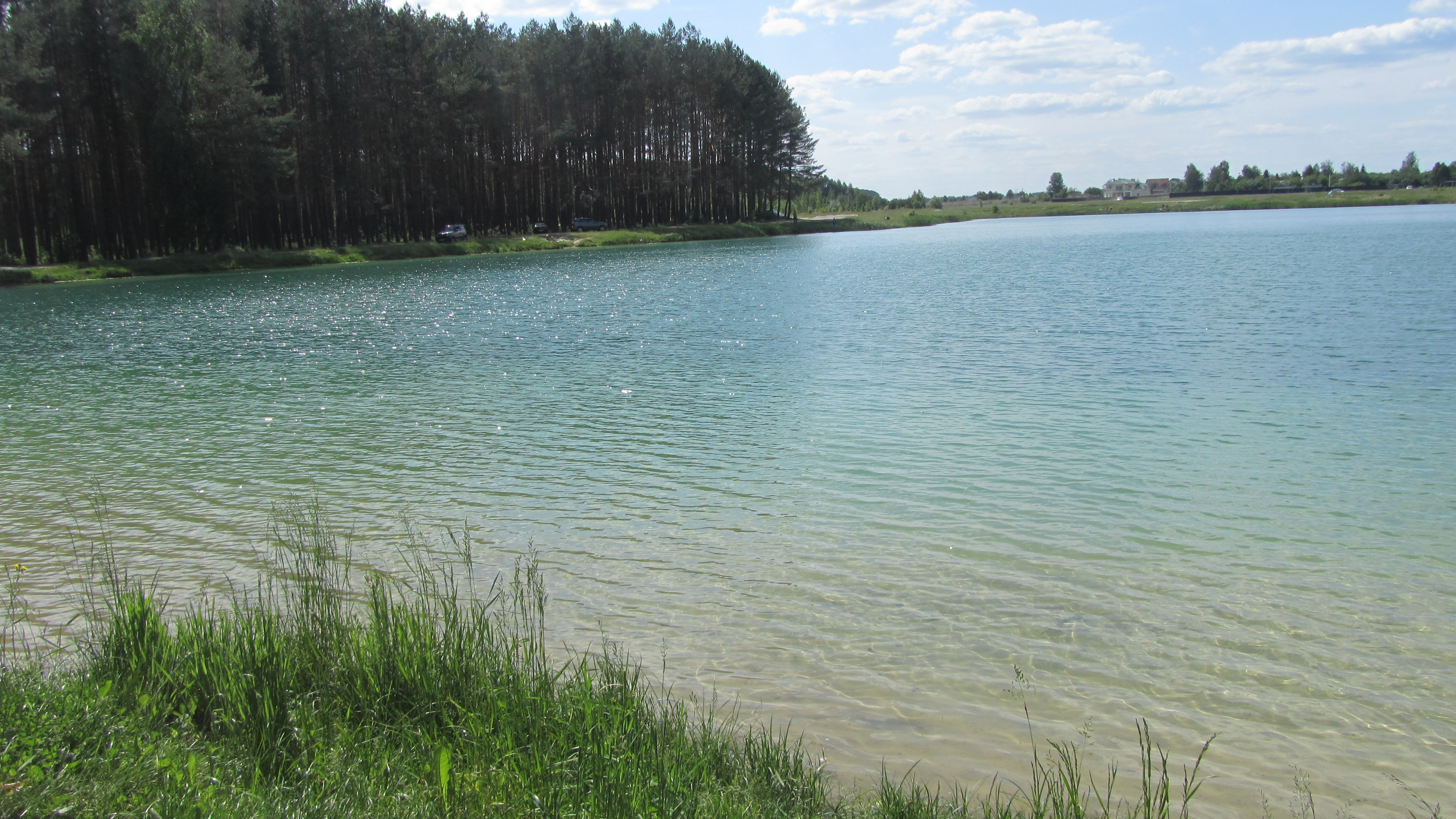 Голубое озеро в Ленинградской области Ломоносовский район