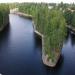 Road bridge over Saimaa channel in Lappeenranta city