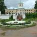 Лестница со скульптурами в городе Архангельское