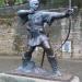 Statue of Robin Hood in Nottingham city