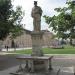 John of Nepomuk Statue on Messeplatz in Vienna city