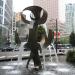 Fountain of the Pioneers in Vancouver city