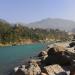 Silver Sand River Beach in Rishikesh city