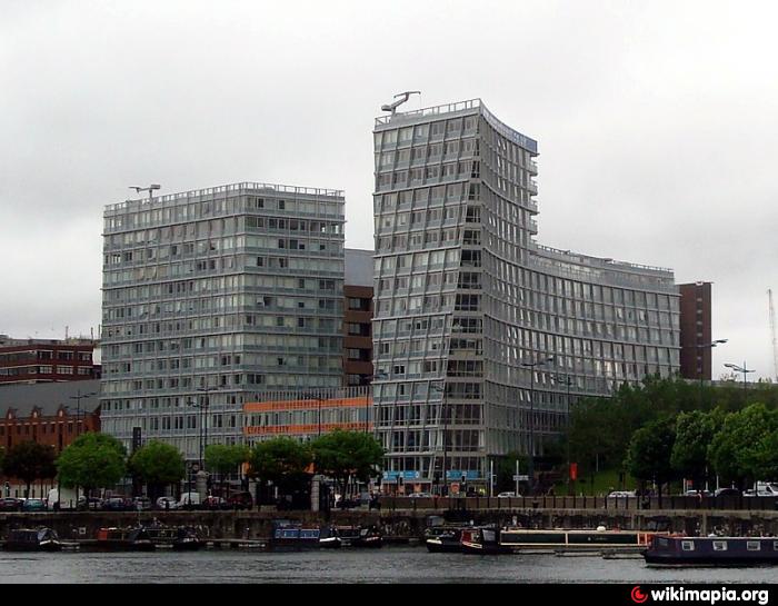 One Park West Liverpool restaurant, office building, bar, parking