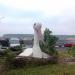 Садовая скульптура «Два аиста» в городе Дзержинский
