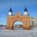 Триумфальная арка «Царские ворота» в городе Канск