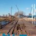 Остатки деревянного моста в городе Изюм