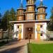 Территория кафедрального собора Благовещения Пресвятой Богородицы в городе Саянск