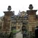 Clare College Gates in Cambridge city