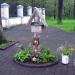 Памятный крест на месте покушения на протоиерея Александра Меня в городе Сергиев Посад
