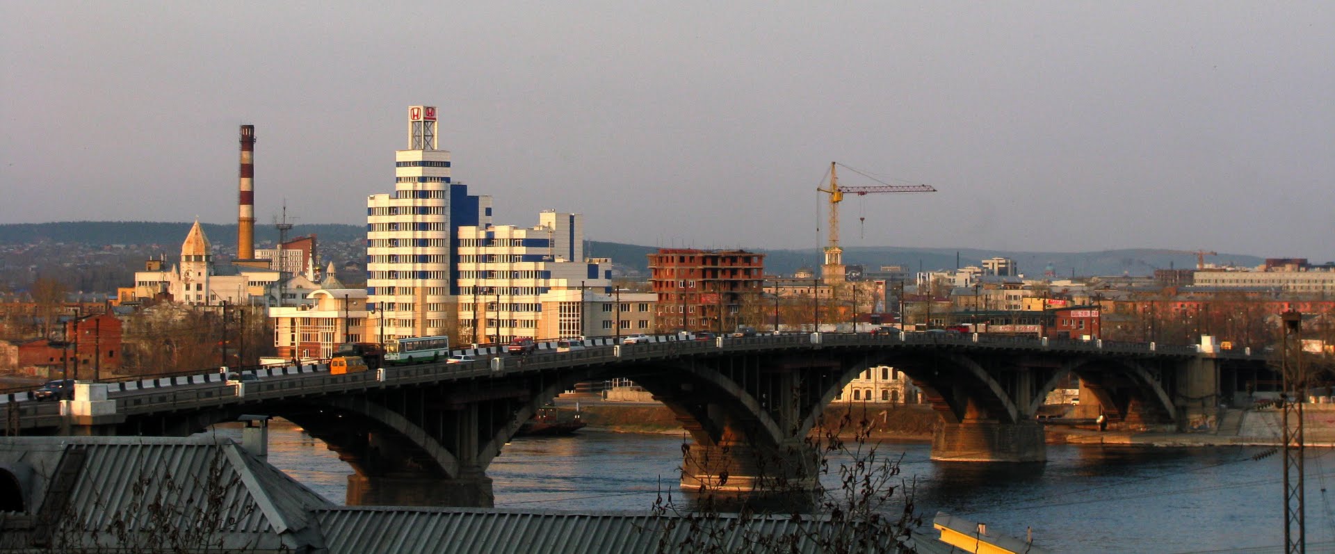 Ангарский мост Иркутск
