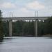 Railroad bridge in Lappeenranta city