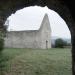 Romanesque church ruins Haluzice