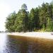 Ukonlinna beach in Imatra city