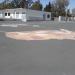 World and US map in San Jose, California city