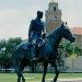 Will Rogers' statue in Lubbock, Texas city