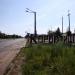 Стела при въезде в город в городе Коростышев