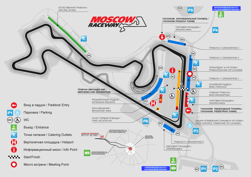 Moscow Raceway circuit