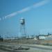 Water Tower in Fresno, California city