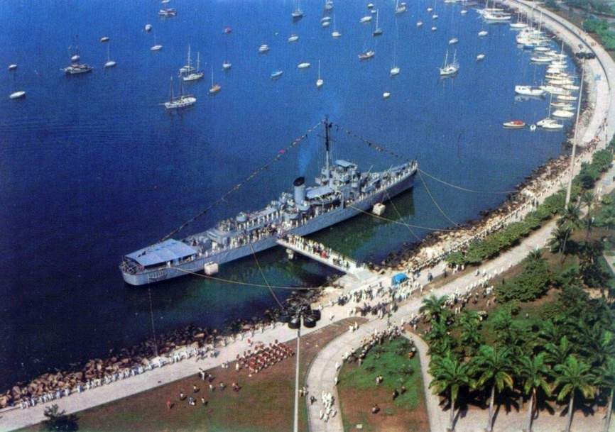 CTE Bauru (D18/U28/Be4) ExUSS McAnn (DE179) Rio de Janeiro
