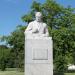 Monument to Soviet engineer and designer of rocket engines Valentin Glushko