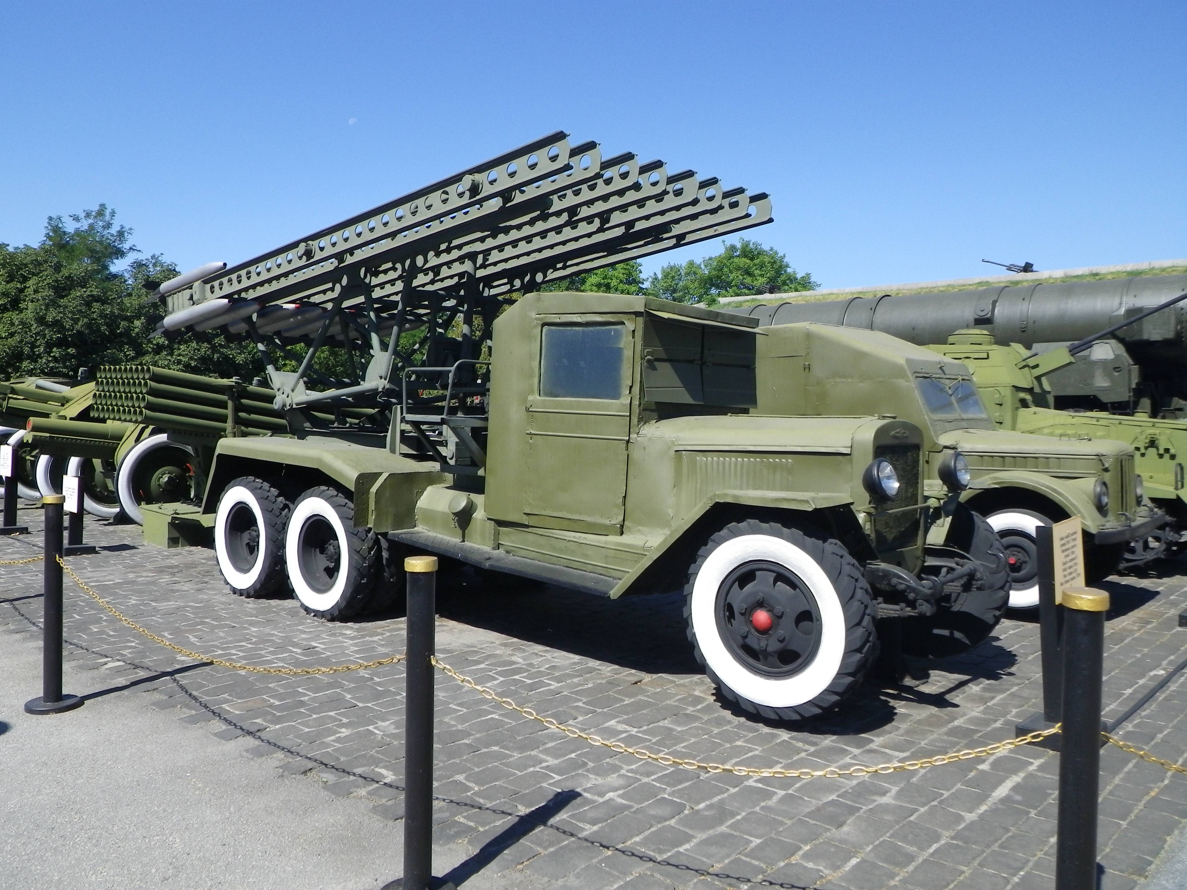 Plaza with old military stuff Kyiv