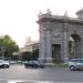 Plaza de la Independencia en la ciudad de Madrid