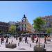 Plaza de Jacinto Benavente en la ciudad de Madrid