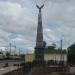 Monument to the soldiers the builders of Ussuri railway in Khabarovsk city