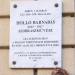 Holló Barnabás emléktábla (hu) in Budapest city
