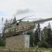 Памятник-вертолёт Ми-8Т в городе Агалатово