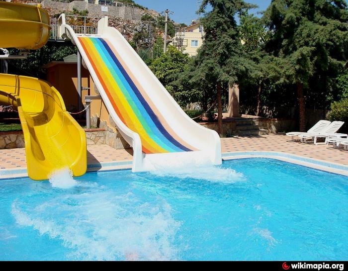 Mini Aquapark with 2 slides