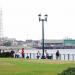 Woldenberg Riverfront Park in New Orleans, Louisiana city