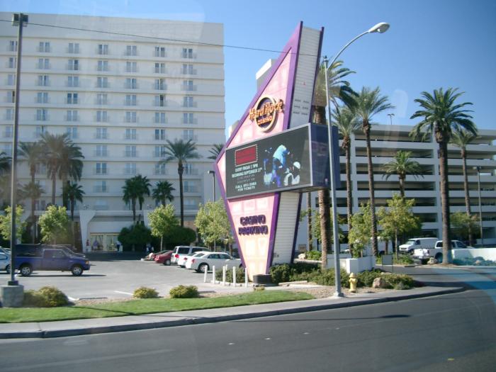 hard rock hotel casino billboard