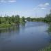 Выпрямленное русло реки Казённый Торец в городе Славянск